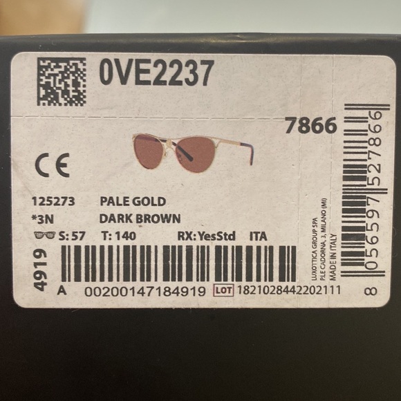 Brand New Versace sunglasses, Dark brown, 0VE2237 - Picture 7 of 7